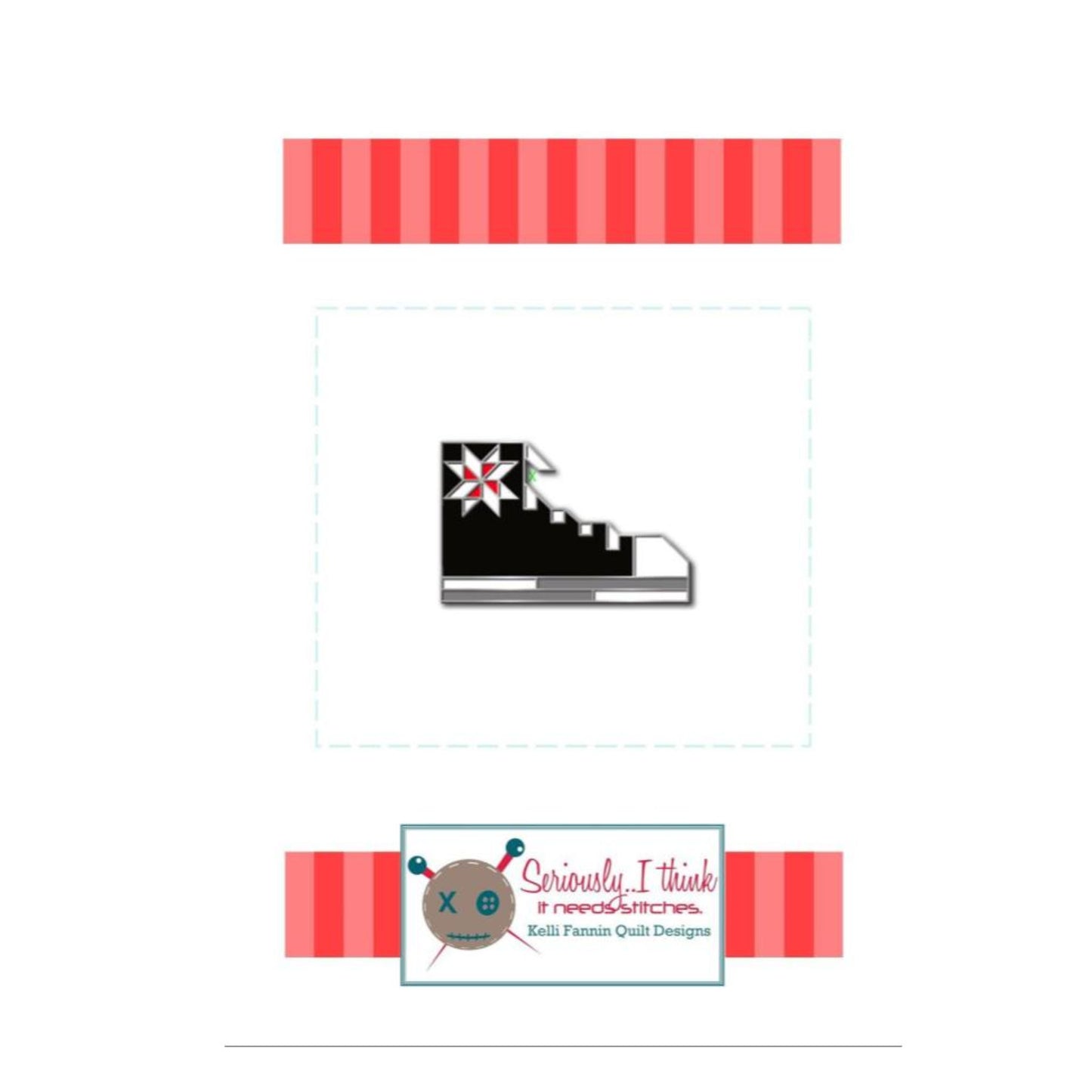 Shoephoria Enamel Pin by Kelli Fannin Quilt Designs