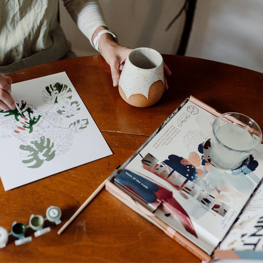 Cate Paper Co. paint by number example