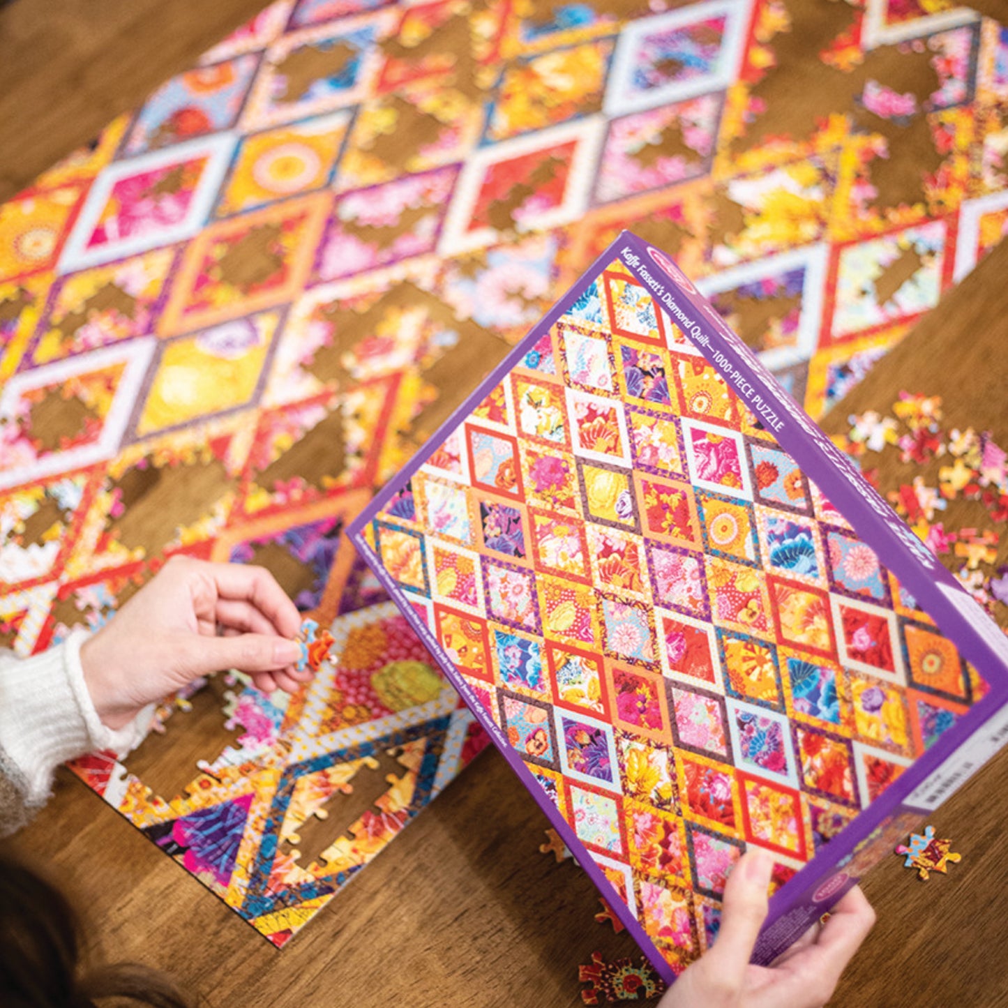 kaffe puzzle in progress