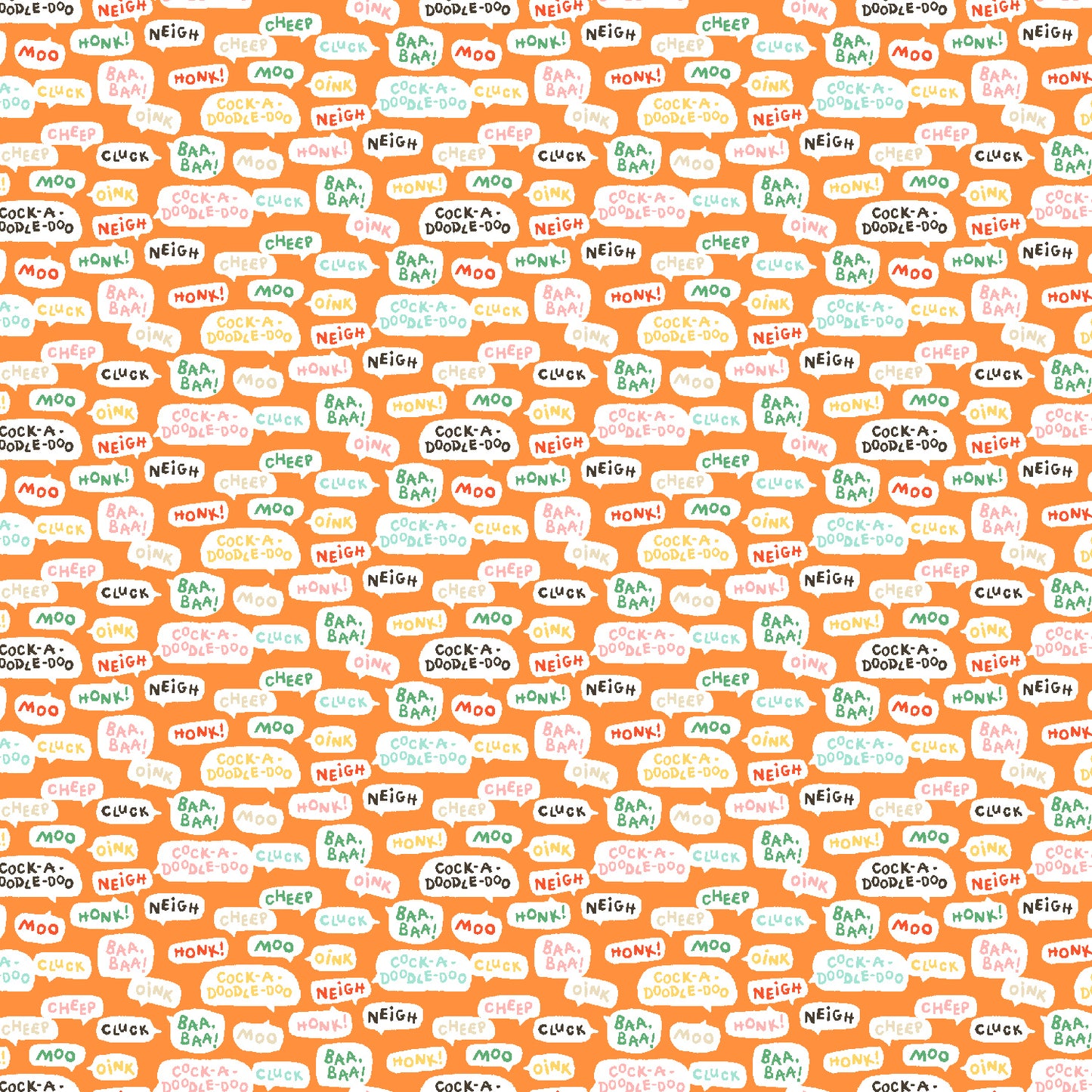 Noisy Barn in Sunburst Orange from Cotton + Steel