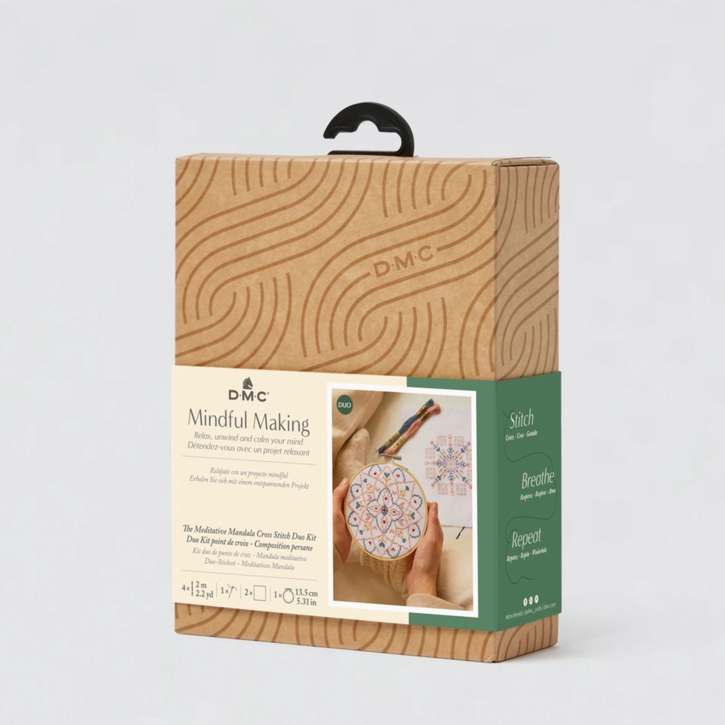 DMC Mandala Cross Stitch kit in package