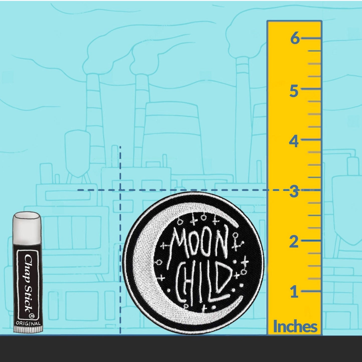 Moon Child Patch Size