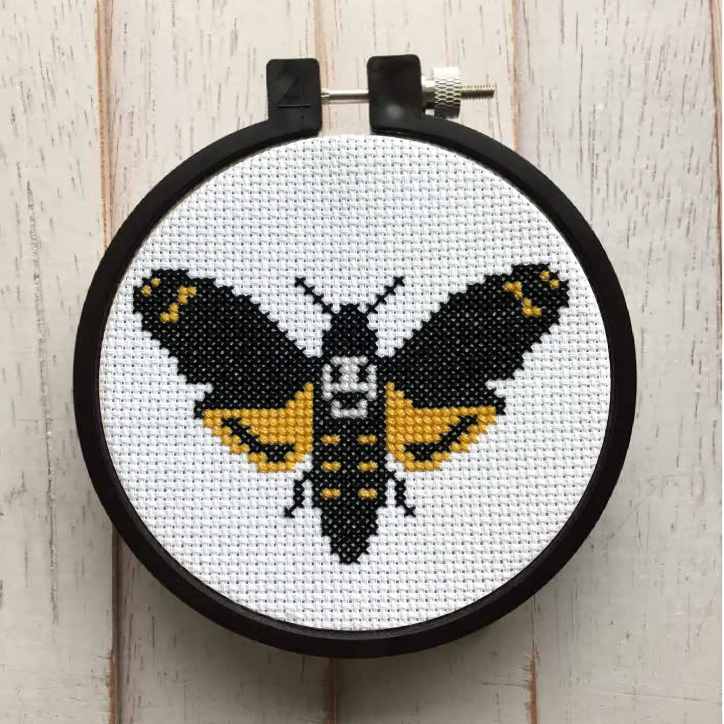 Moth Cross Stitch Kit