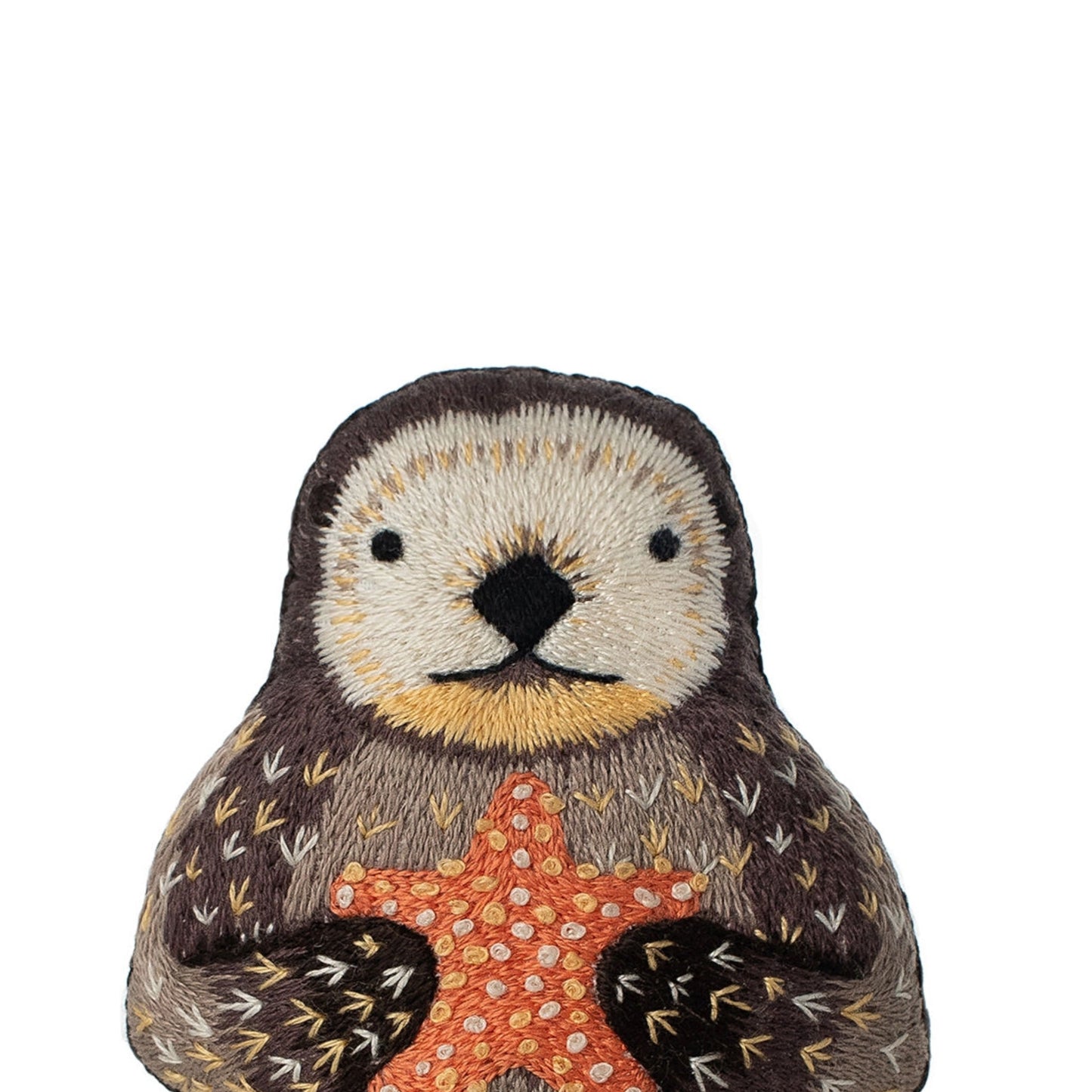 Otter DIY Embroidered Doll Kit by Kiriki Press