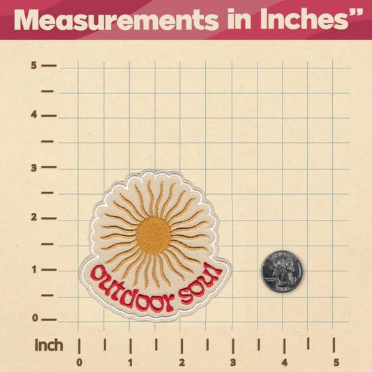 Outdoor Soul Patch Size