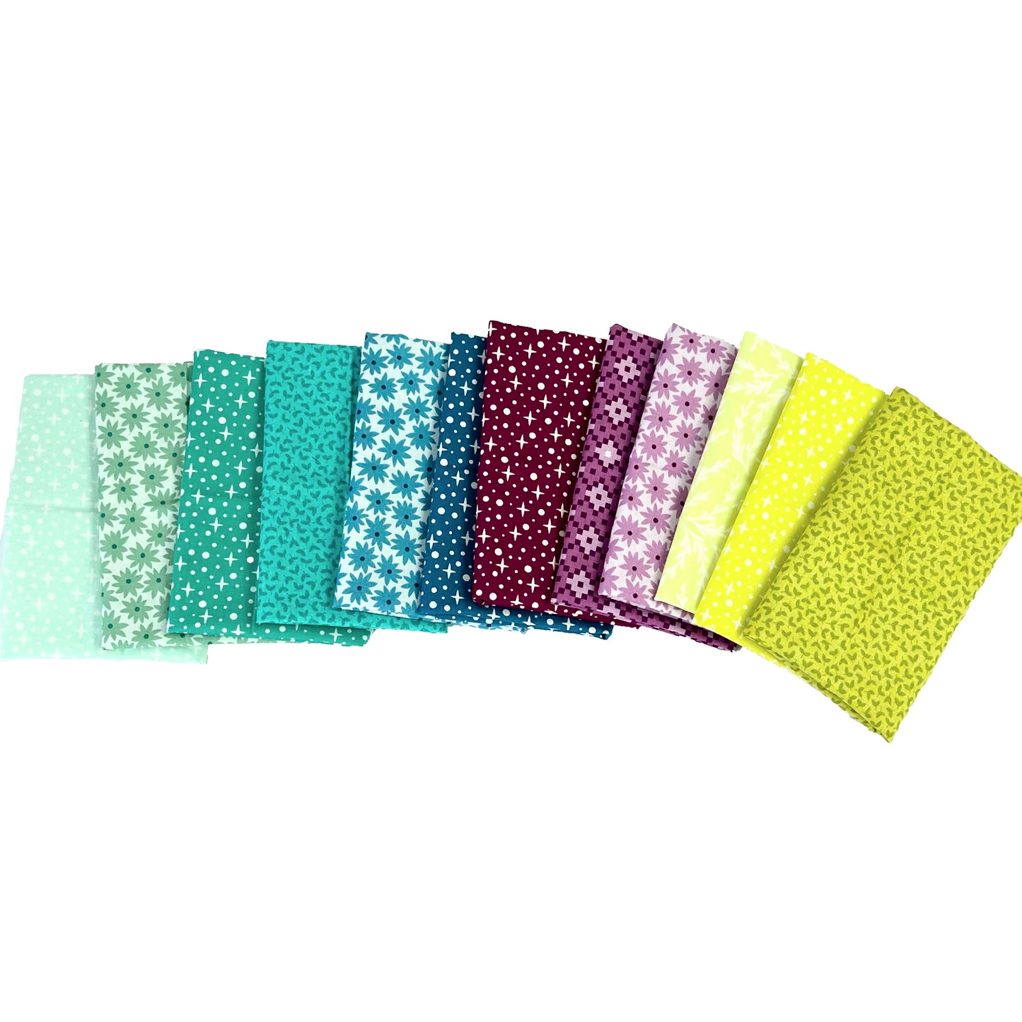 Paintbox Abstract Fat Quarter Bundle fanned out