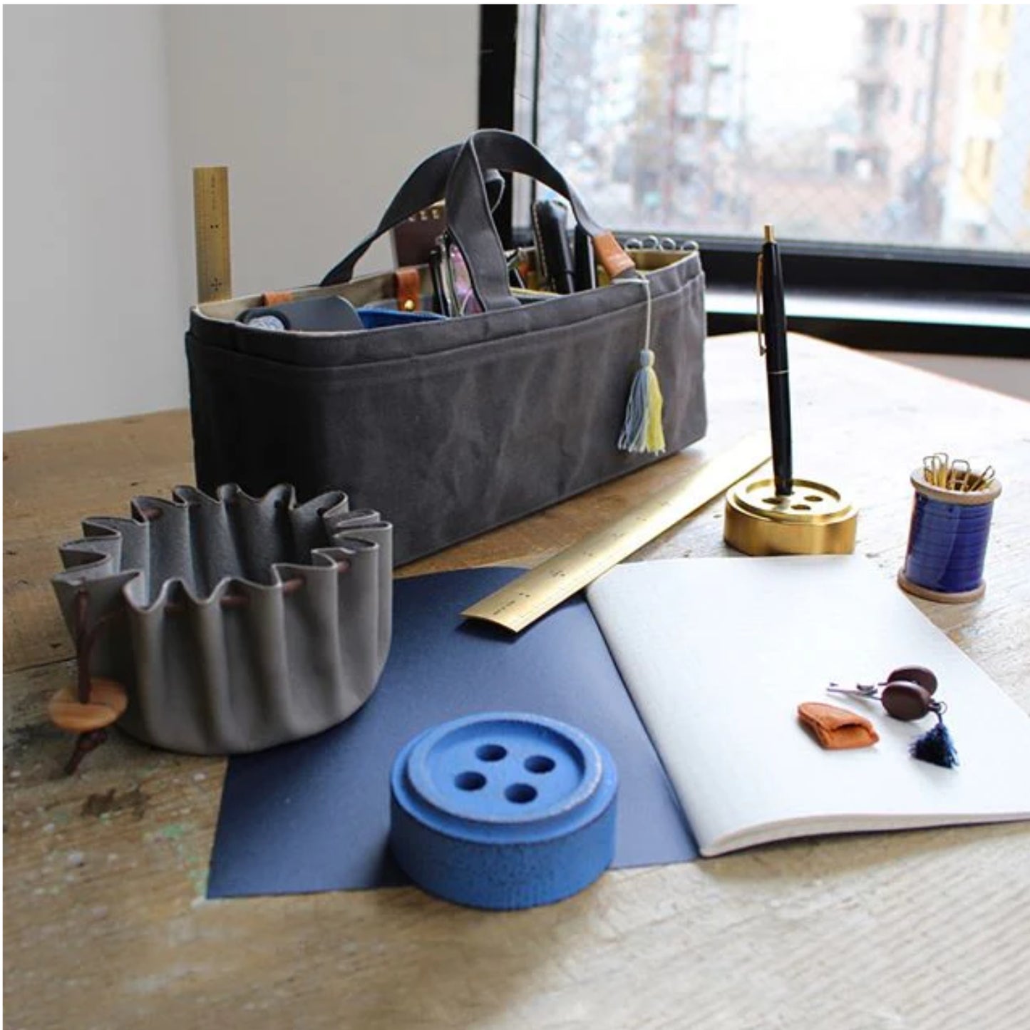 Paperweights from Cohana in use