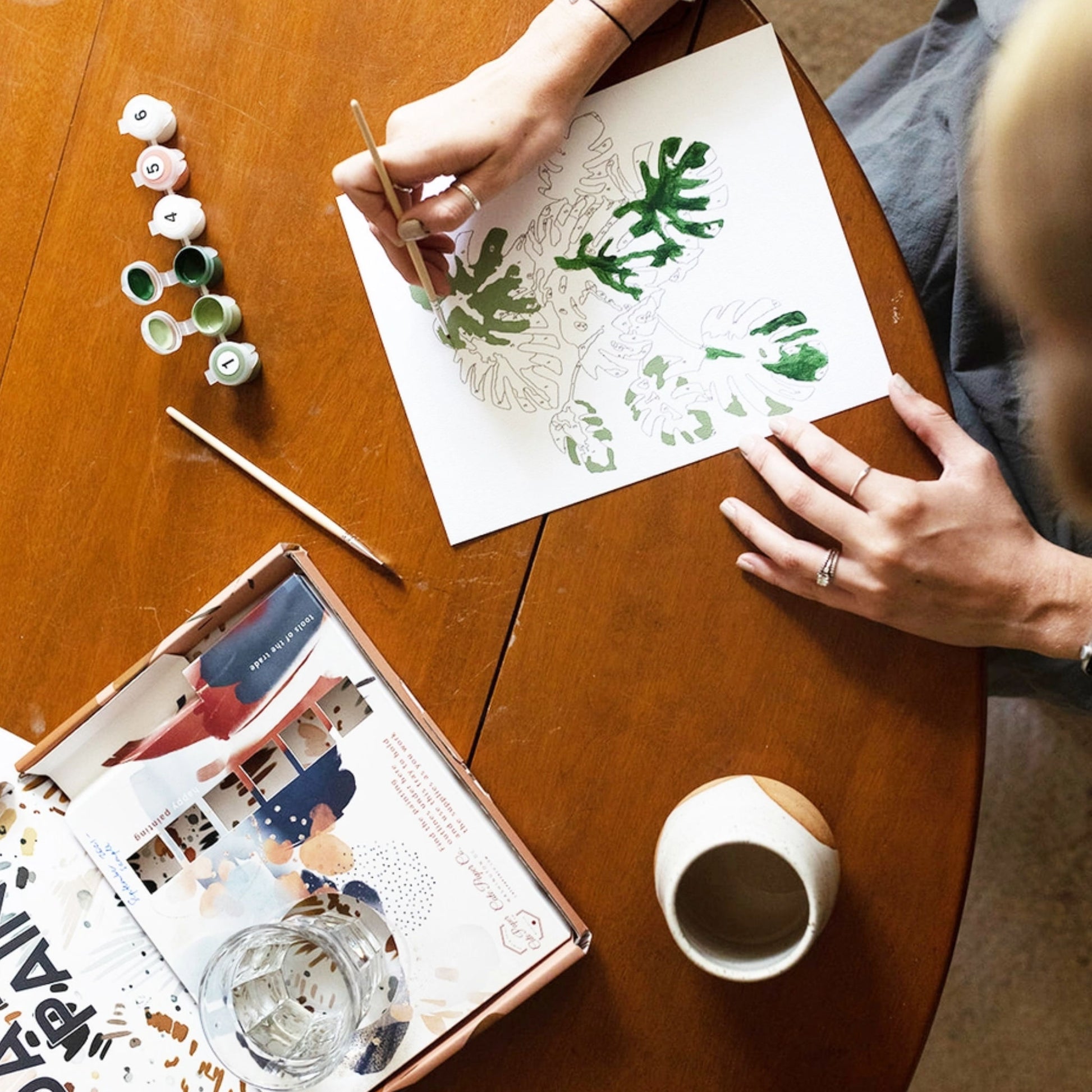 Paint by Number in progress