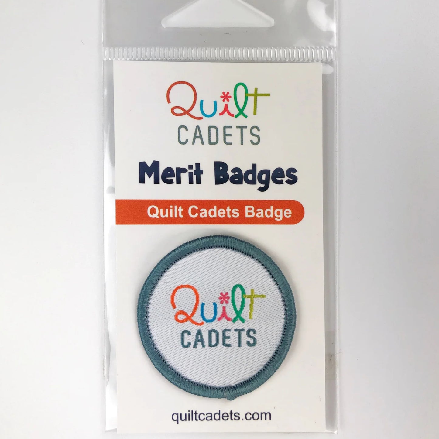Quilt Cadets Logo Badge in Package