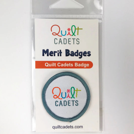 Quilt Cadets Logo Badge in Package