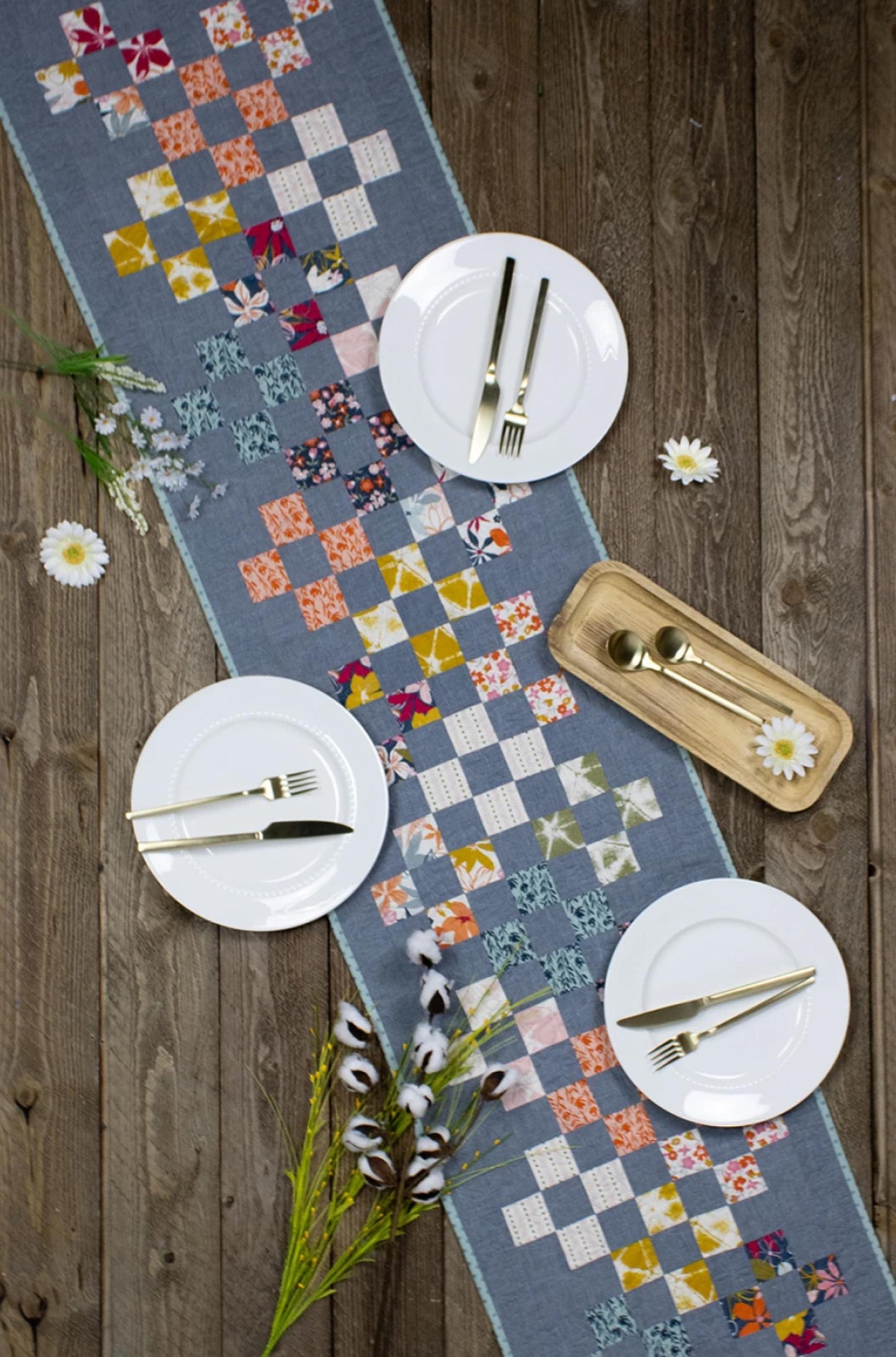 Sample of Plus One Table Runner