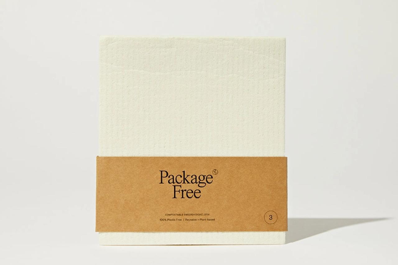 Swedish Dishcloth from Package Free, 3 Count