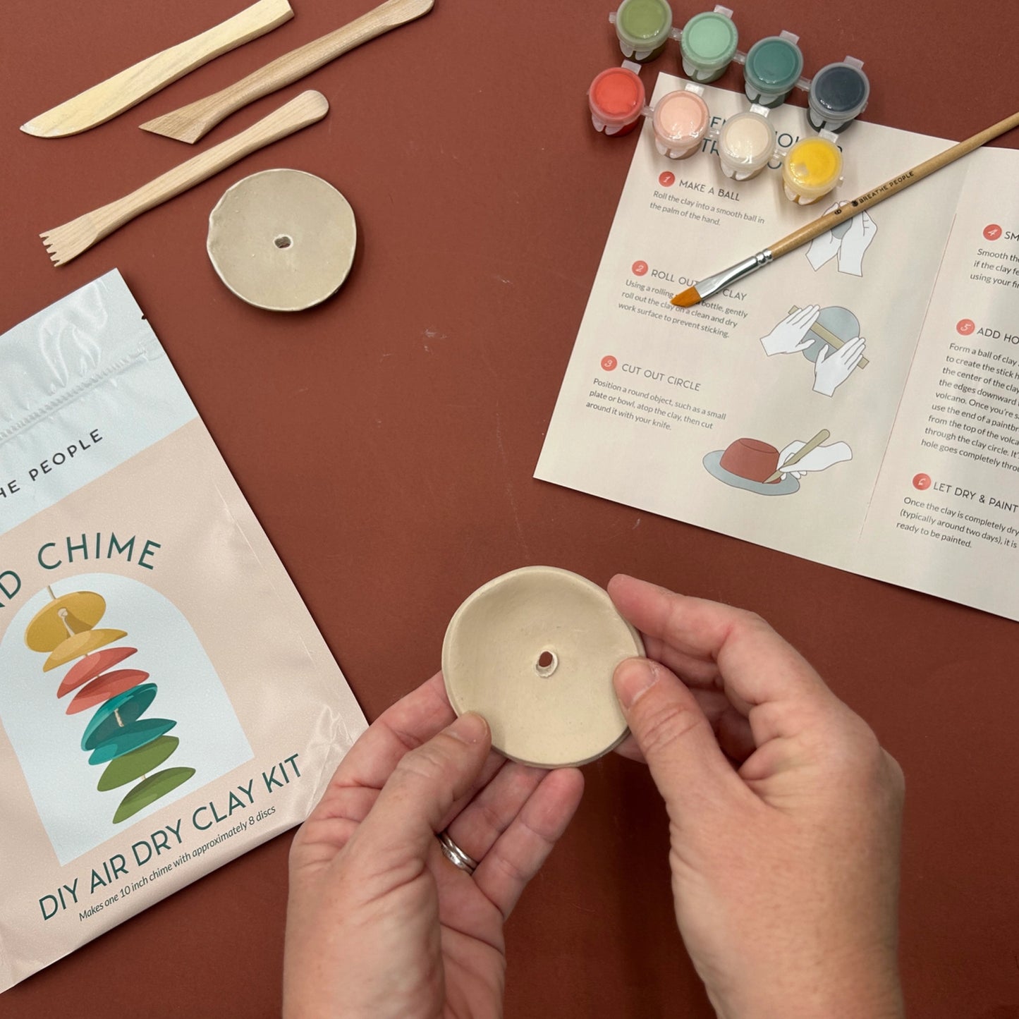 Wind Chime clay kit project in progress