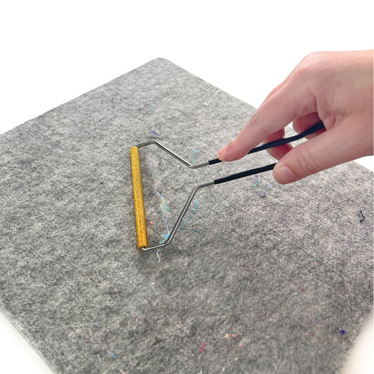 Wool Mat Cleaning Tool in Use