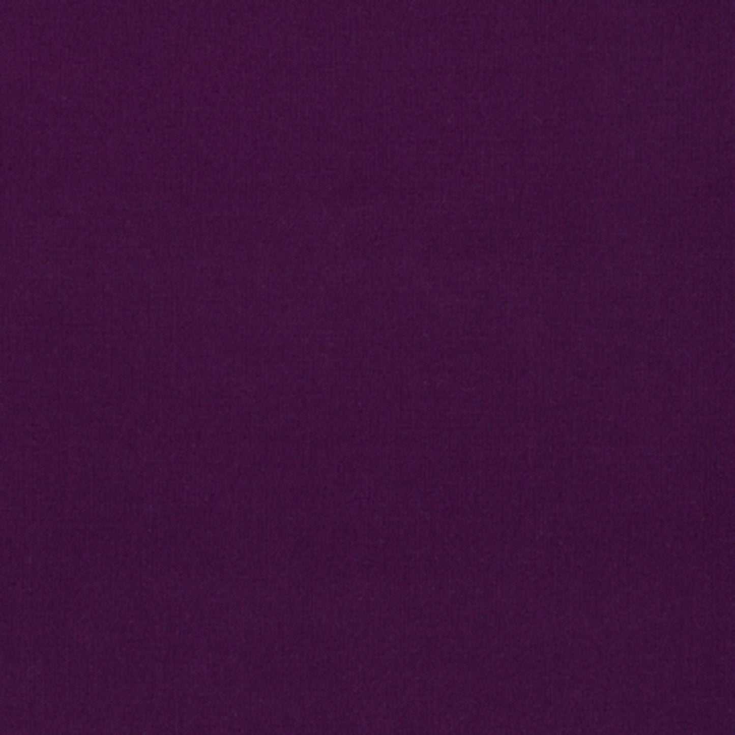 Kona Cotton Solids Eggplant fabric folded for true color reference