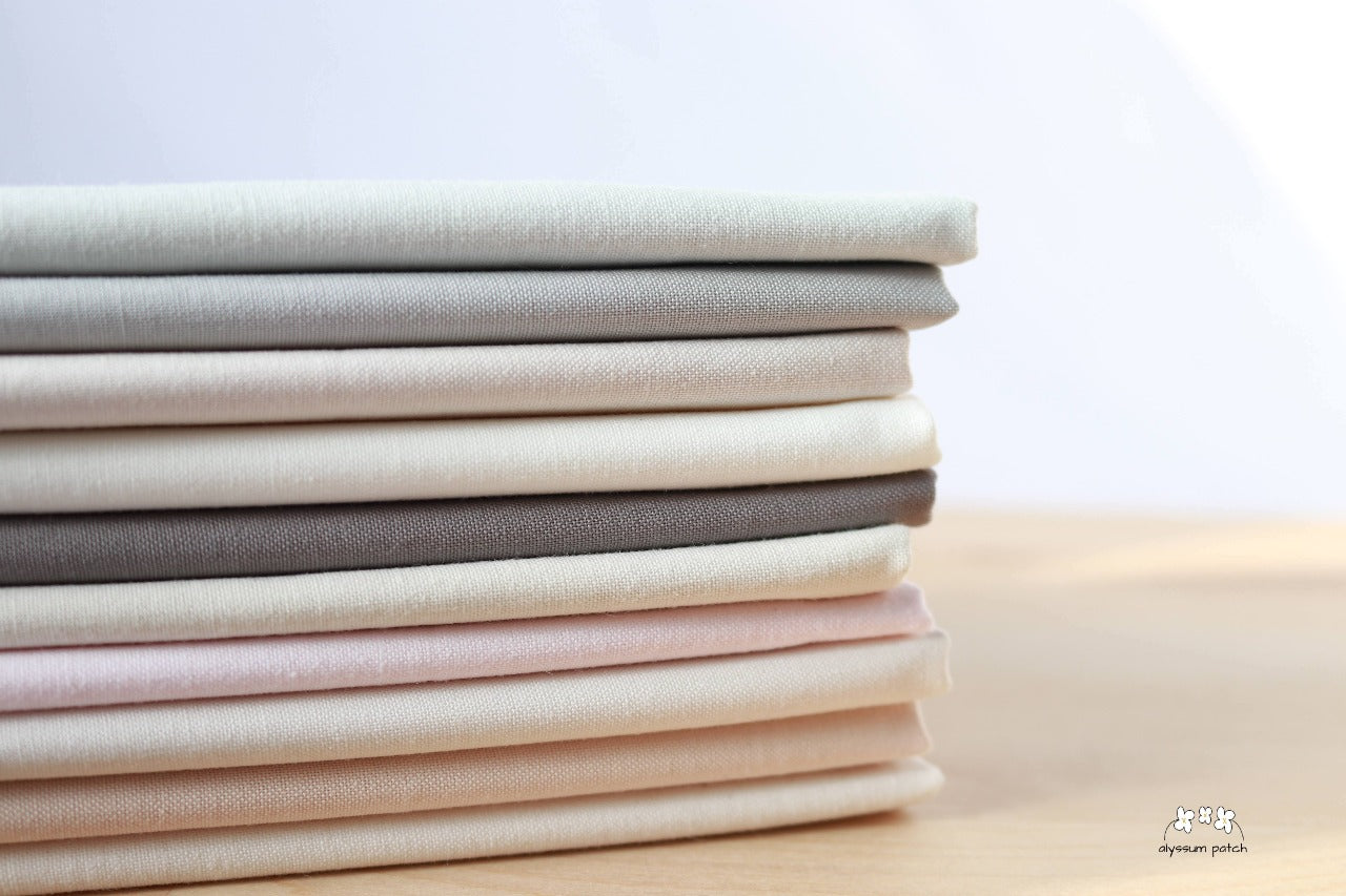 Farmhouse fabric bundle with fabric stacked