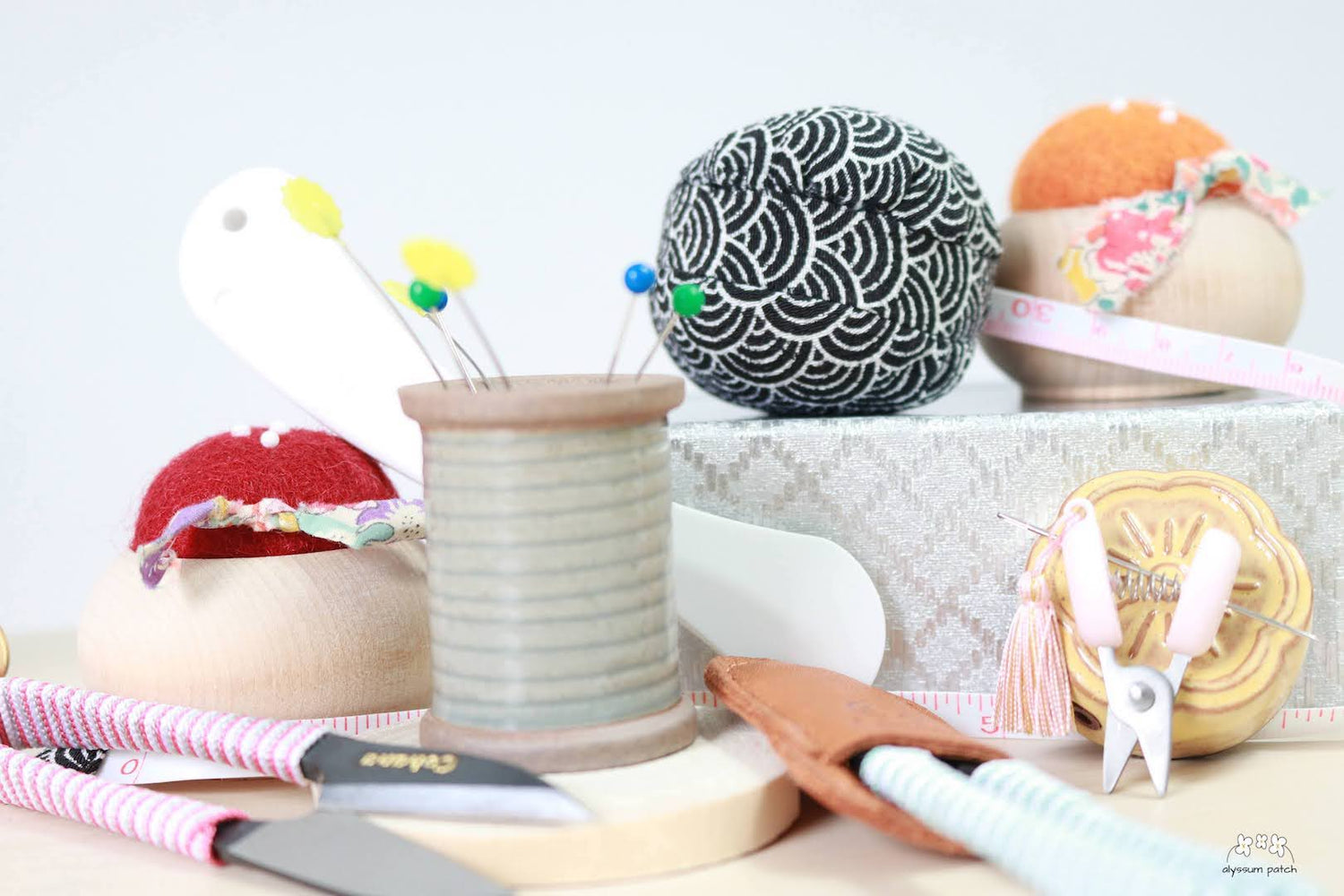 Collection of sewing tools