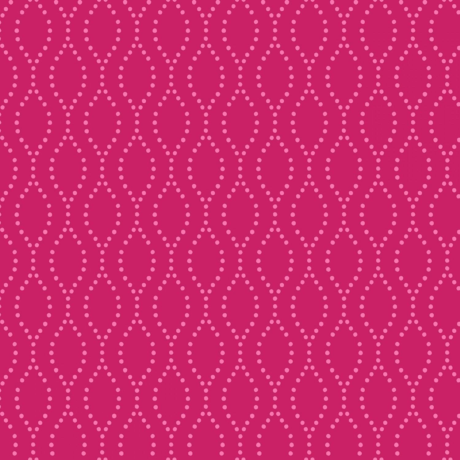Fuschia Ogee Dot by Benartex