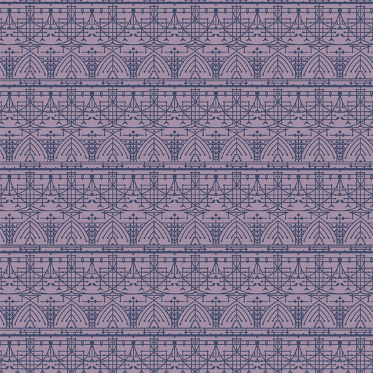 House is Beautiful, Design B, Murisaki fabric swatch