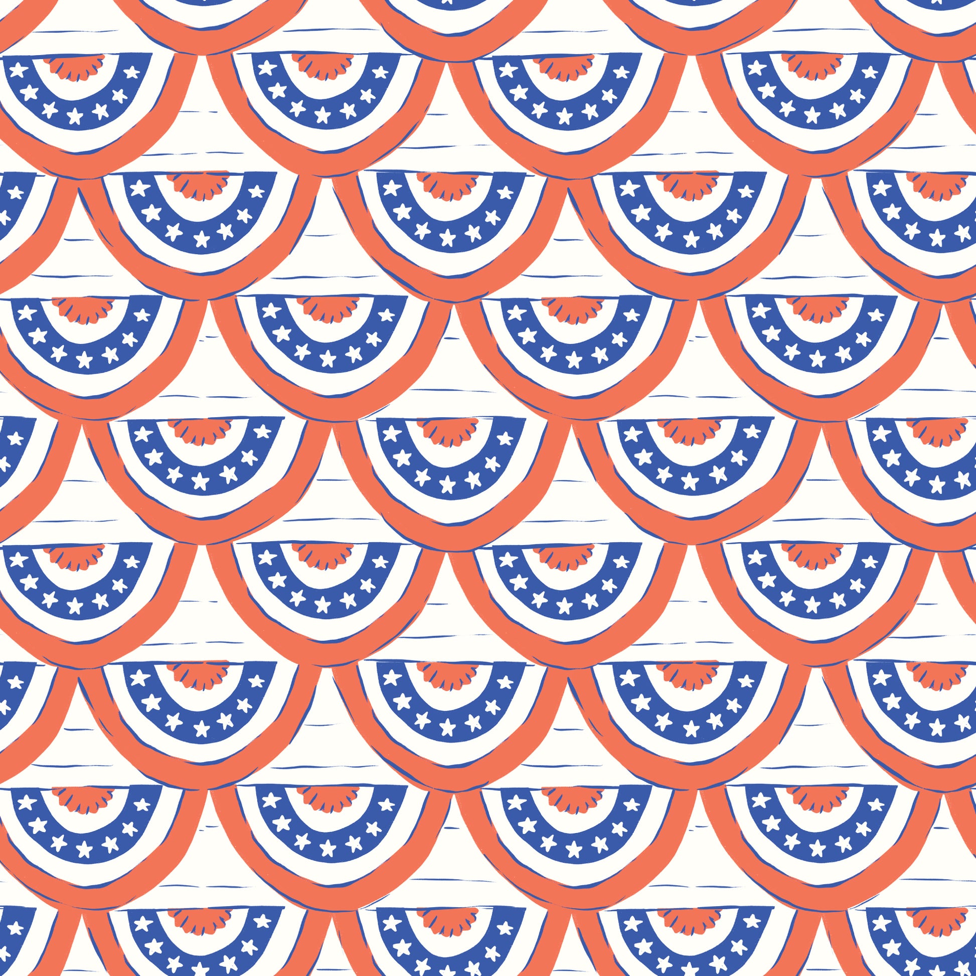 Red, White and Bunting from Cloud 9