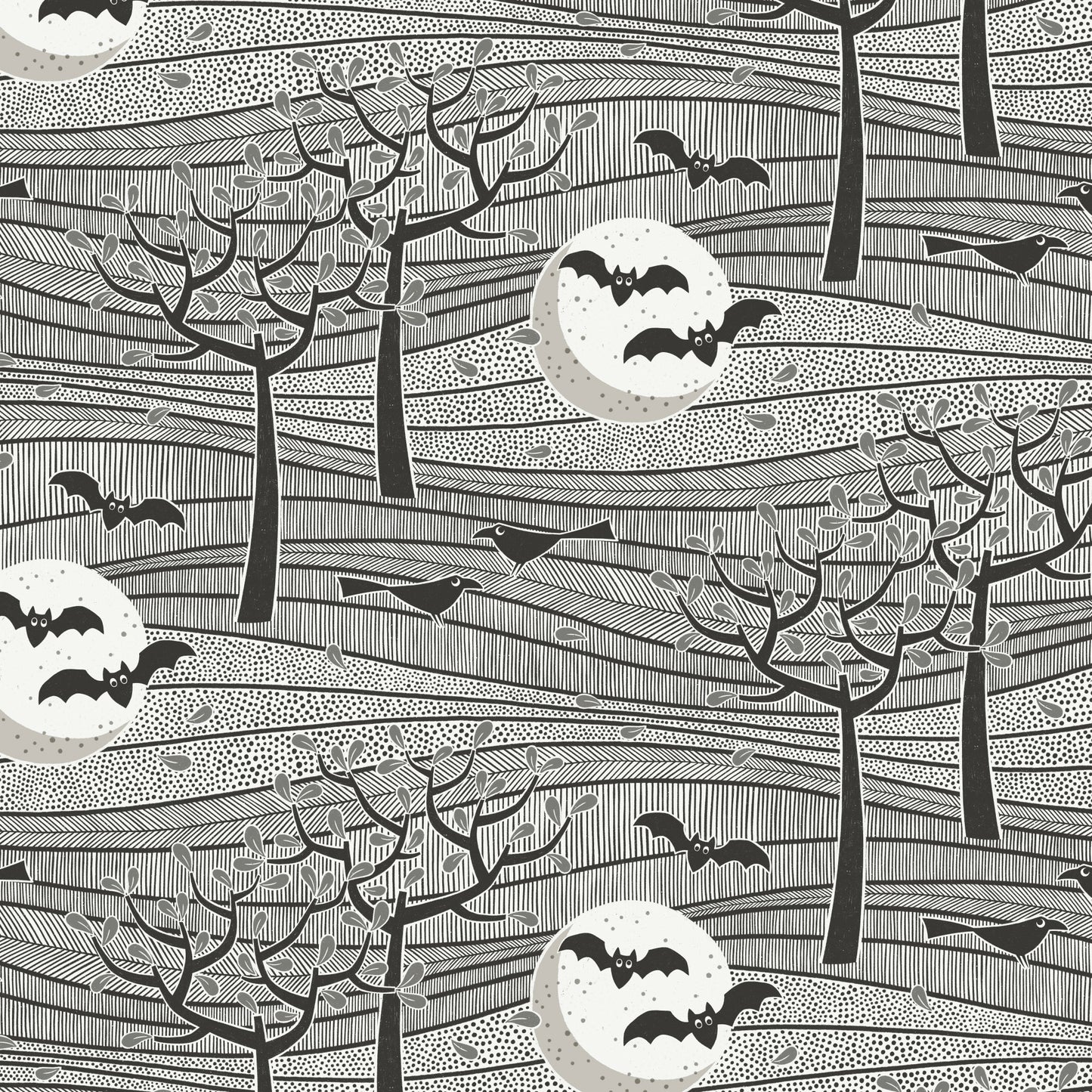 Night Landscape for the Gothic Whimsy Collection by Cloud 9