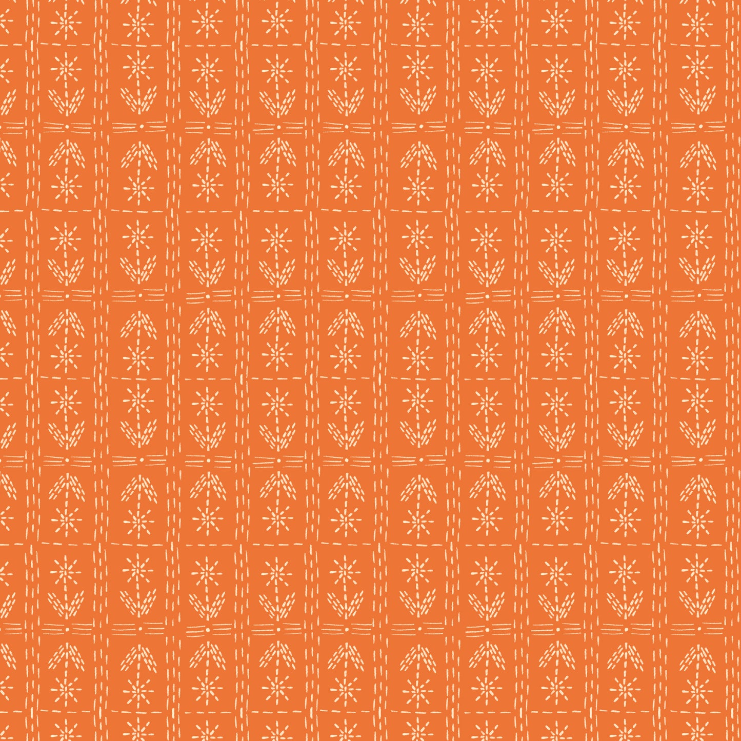 Knit Sweater in Orange by Cloud 9 Fabrics