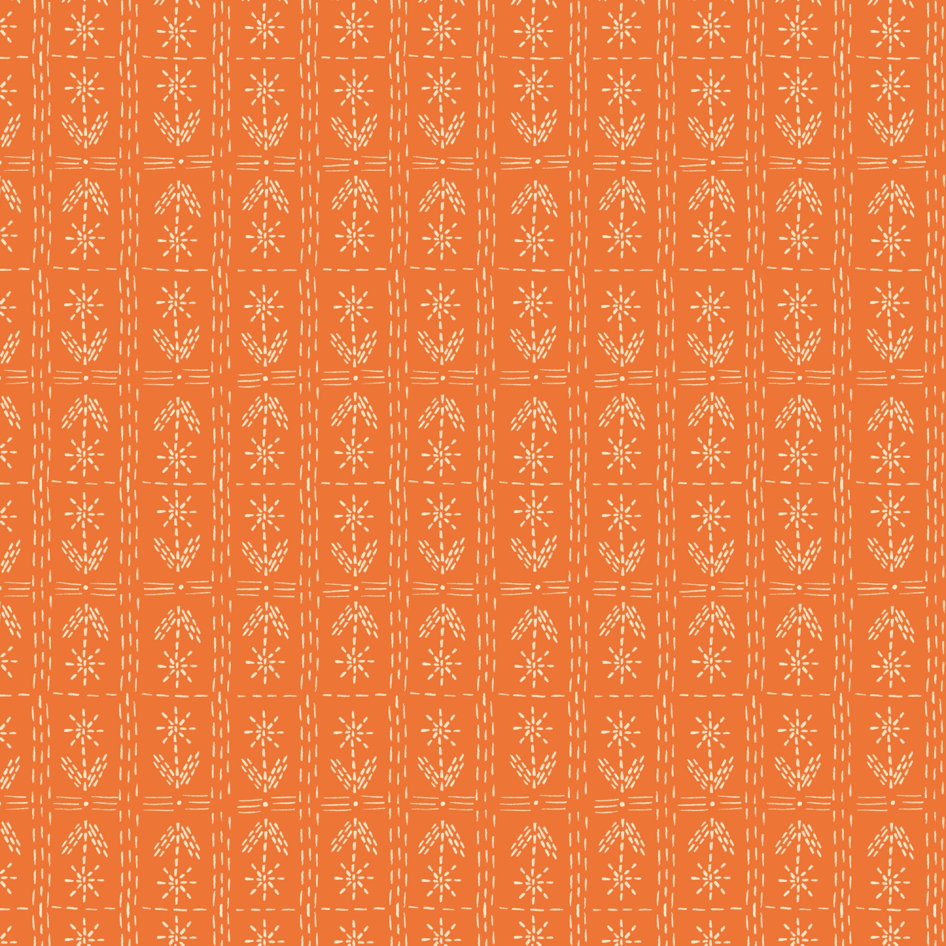 Knit Sweater in Orange by Cloud 9 Fabrics