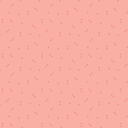 Sprinkles in Coral by Cloud 9 Fabrics