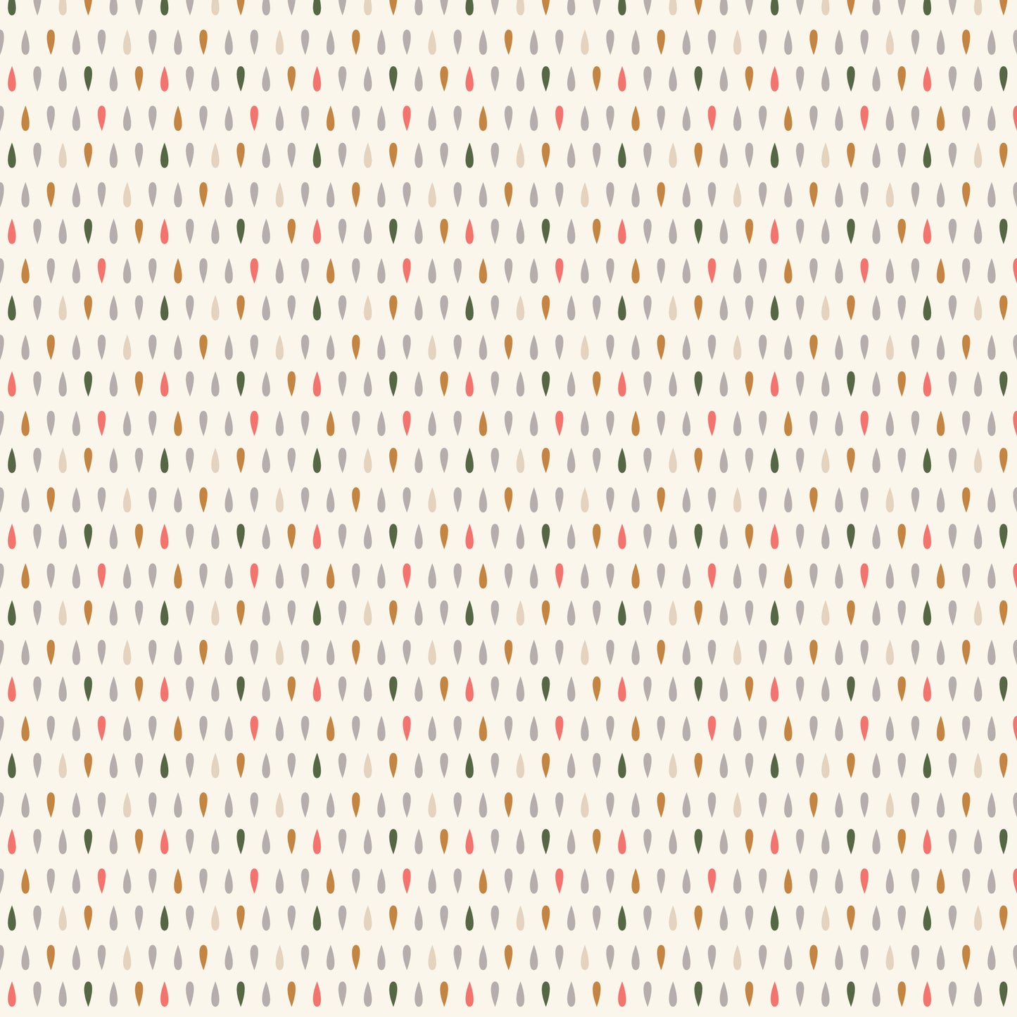 Raindrops in Natural from Cloud 9 Fabrics