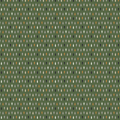 Raindrops in Green from Cloud 9 Fabrics