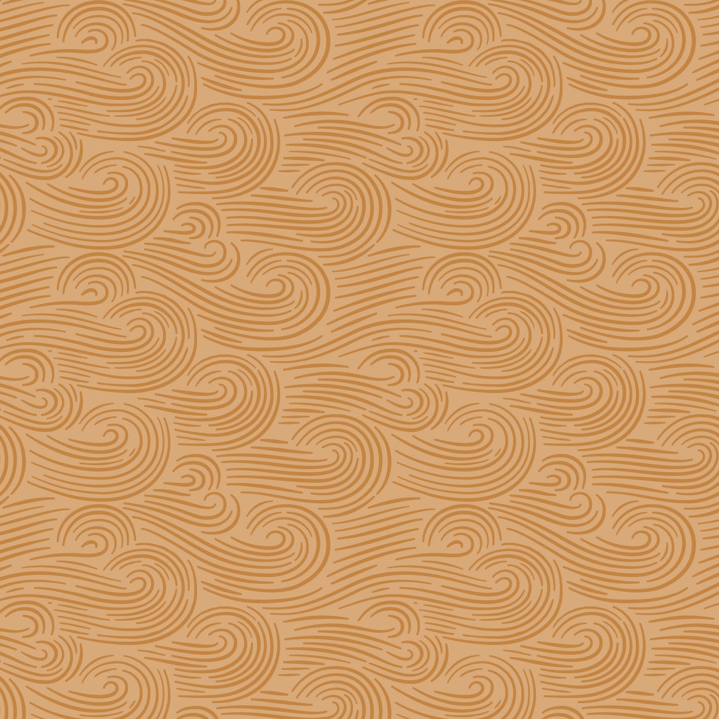 Spring Breeze in Gold Brown from Cloud 9 Fabrics