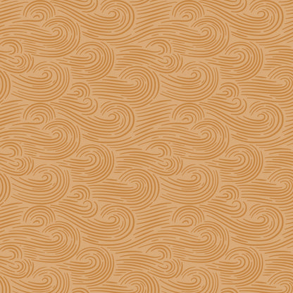 Spring Breeze in Gold Brown from Cloud 9 Fabrics