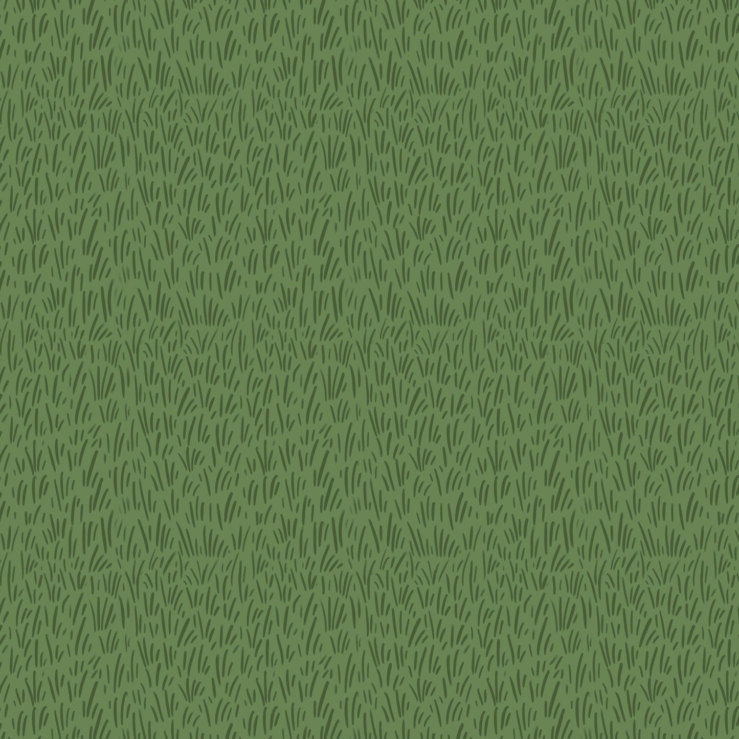 Green fabric with small green slashes representing grass