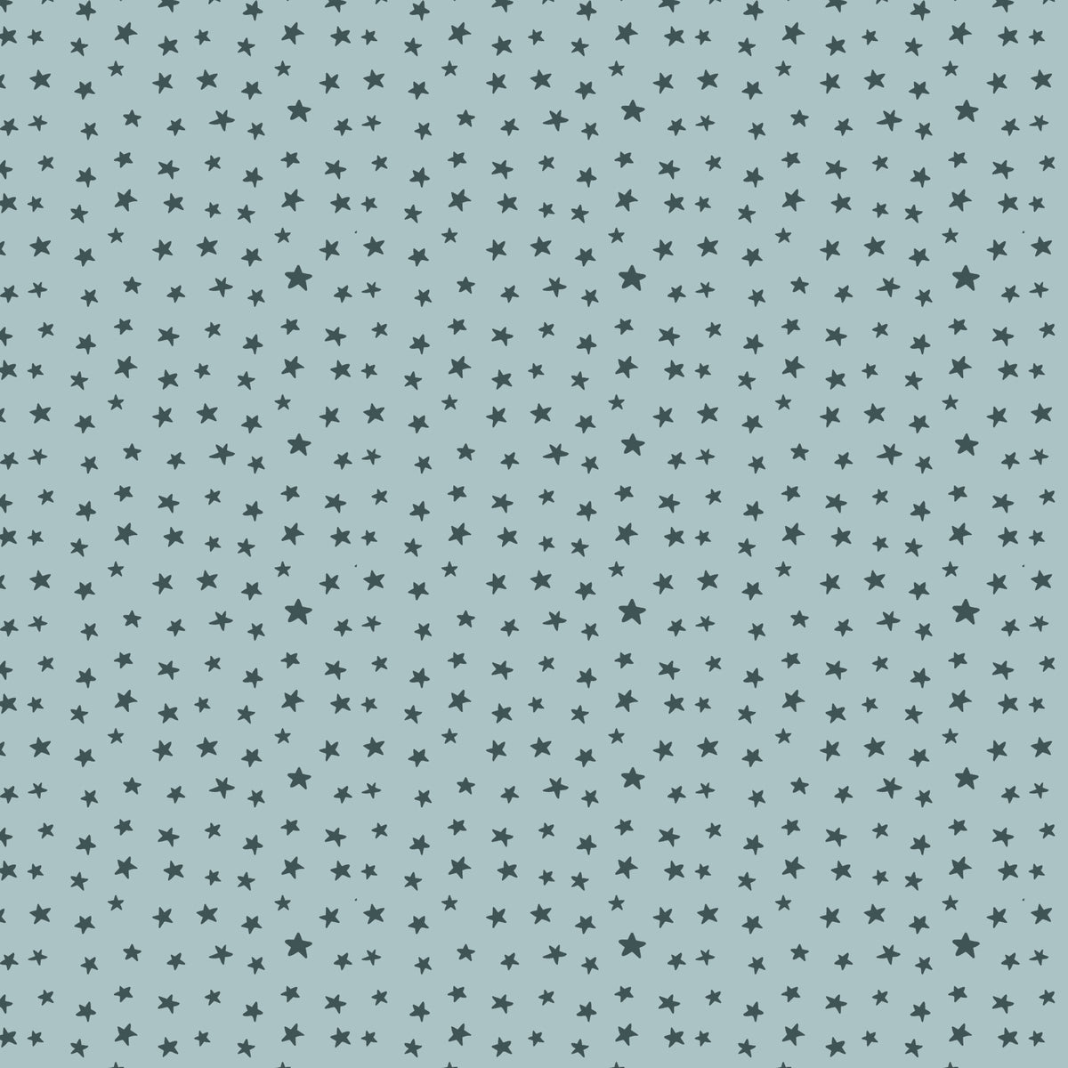 Pattern of small stars on a light blue background