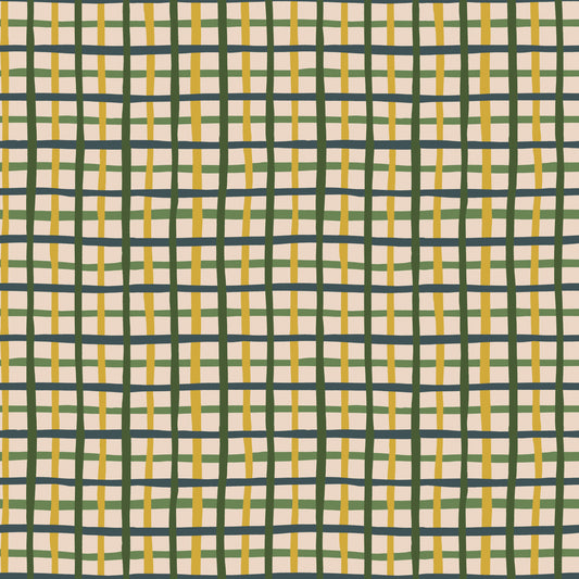 Pep Rally Plaid in Green and Gold