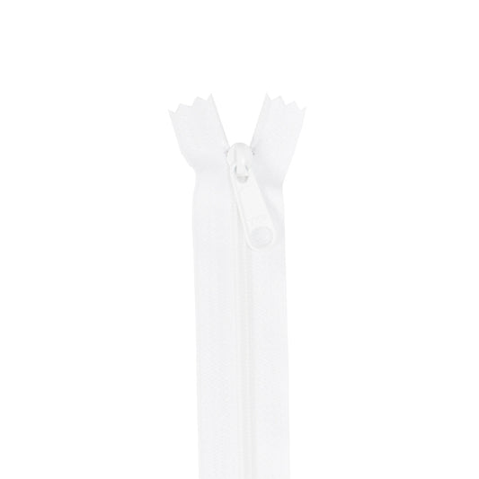 Handbag Zipper, 24 in, White