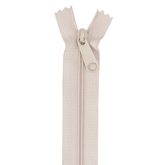 Handbag Zipper, 24 in, Natural