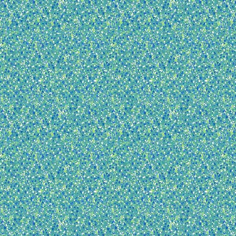 Turquoise speckled fabric