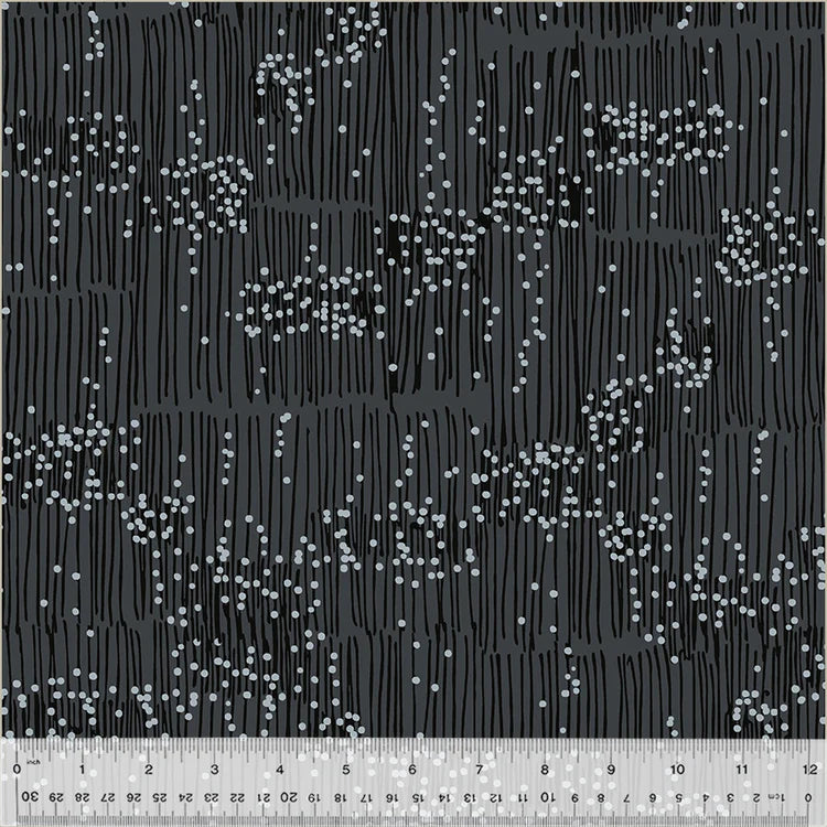 Charcoal Climbing Roses from Windham Fabrics