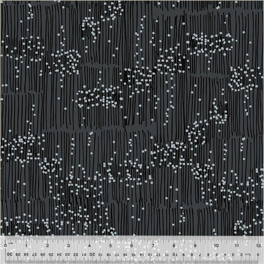 Charcoal Climbing Roses from Windham Fabrics