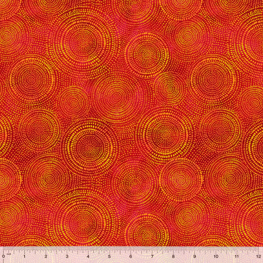 Radiance in Fiery from Windham Fabrics