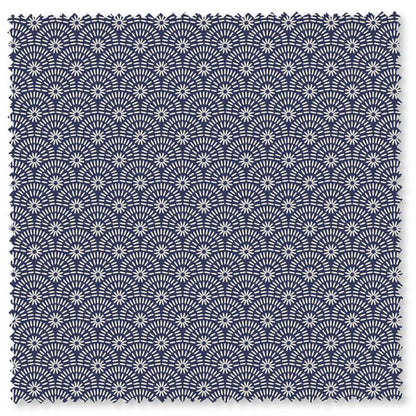 Stitched Scallops in Navy by Felicity Fabrics