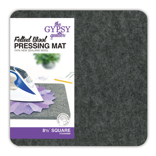 Felted Wool Pressing Mat 8 1/2" x 8 1/2" by The Gypsy Quilter