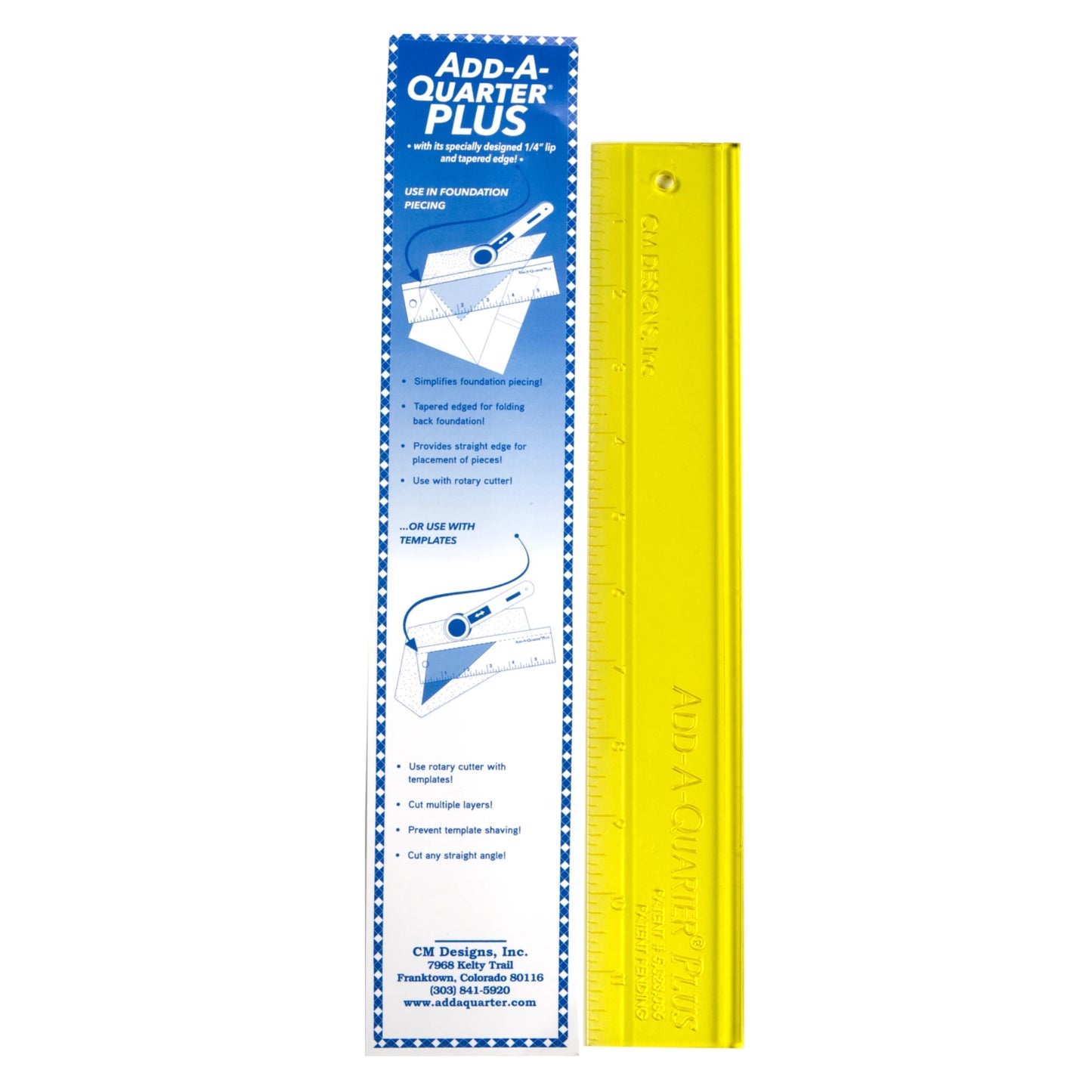 Add A-Quarter Ruler 12in Plus