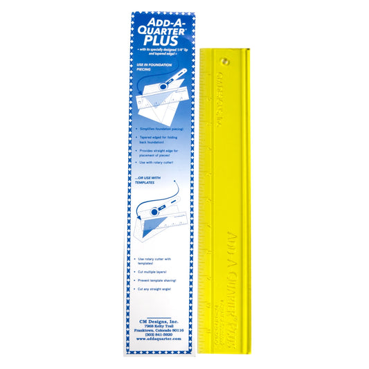 Add A-Quarter Ruler 12in Plus