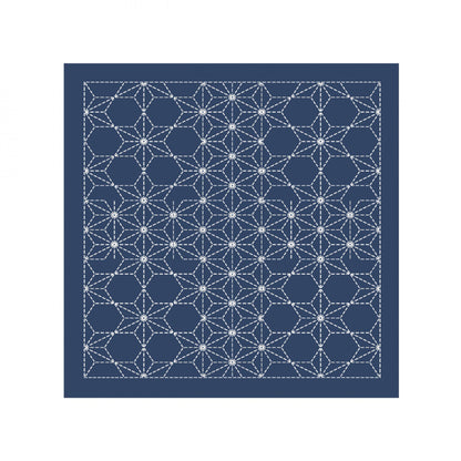 Asa No Ha Sashiko Sampler Navy