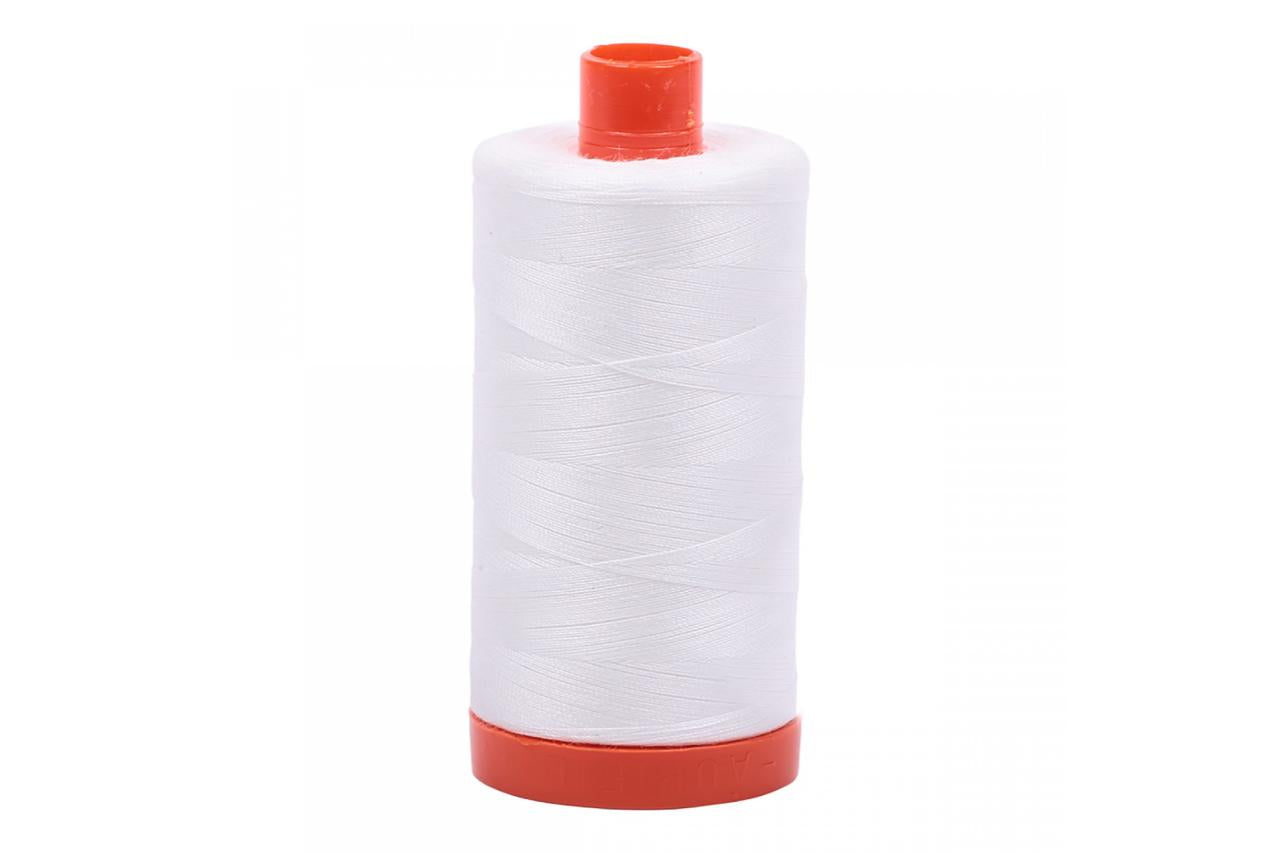 Mako 50 wt Cotton Thread in Natural White