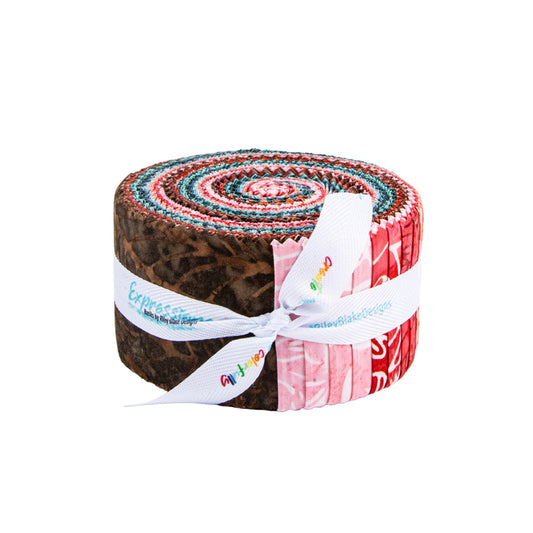 Batiks Poppy Seeds roll-up 