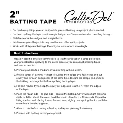 Batting Tape, 2in x 30yds