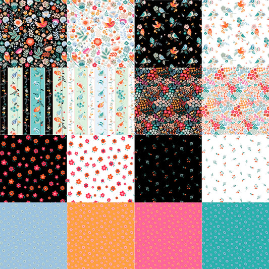 Birdsong Fat Quarter Bundle from P & B Textiles